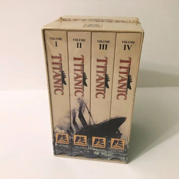 A&E Titanic 4 VHS Tape Documentary Series on the Sinking of the Titanic - Picture 15 of 16